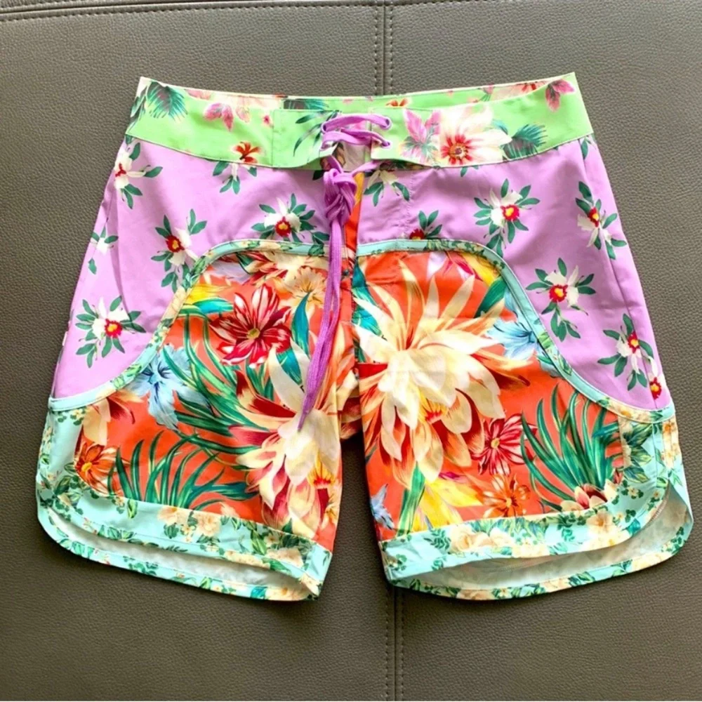 Farm Rio Tropical Board Shorts - Picture 1 of 9
